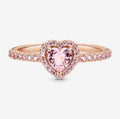 Anillo Rosa Corazón Rosa