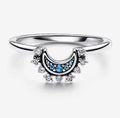 Anillo Plateado Luna