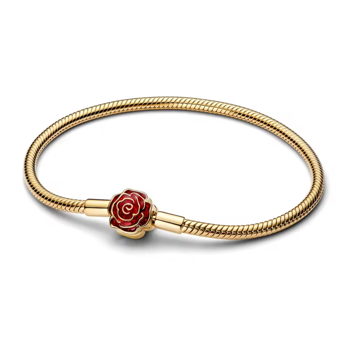 Pulsera Dorada La Bella y la Bestia