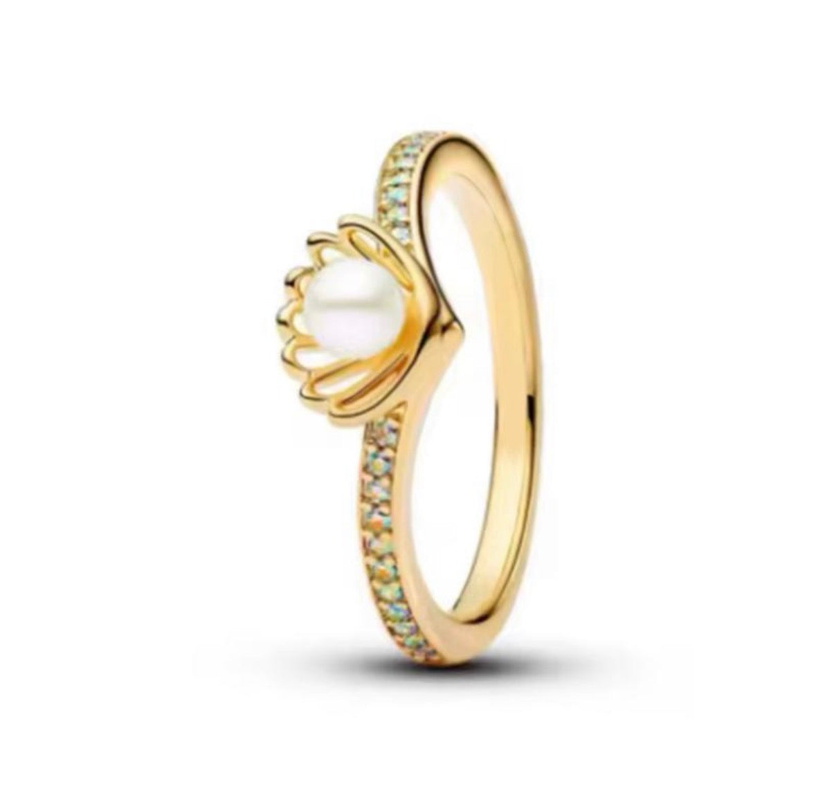 Anillo Dorado Princesa Ariel Disney